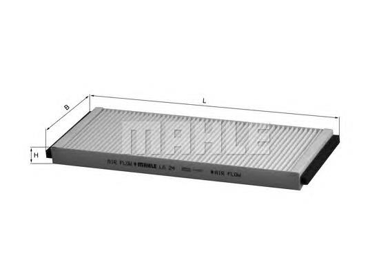 LA24 Mahle Original Filtro antipolen