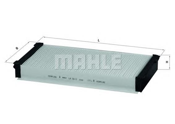Filtro de cabina Mahle Original LA322 precio, desde 7,43 EUR