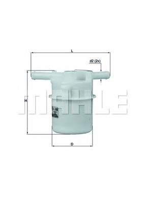 KL205 Mahle Original Filtro de gasolina