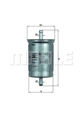 Comprar KL171 Mahle Original Filtro diesel