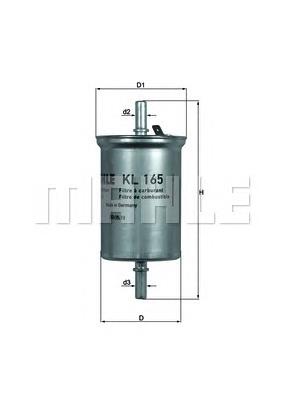 Comprar KL165 Mahle Original Filtro diesel