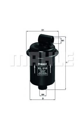 Filtro combustible Mahle Original KL516 precio, desde 12,62 EUR