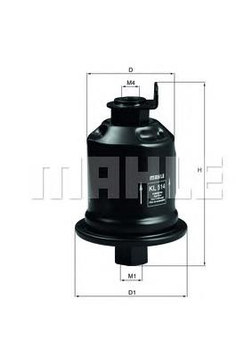 Comprar KL514 Mahle Original Filtro diesel