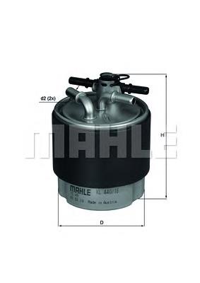 Comprar KL44018 Mahle Original Filtro diesel