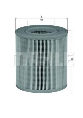 Filtro aire Mahle Original LX1253