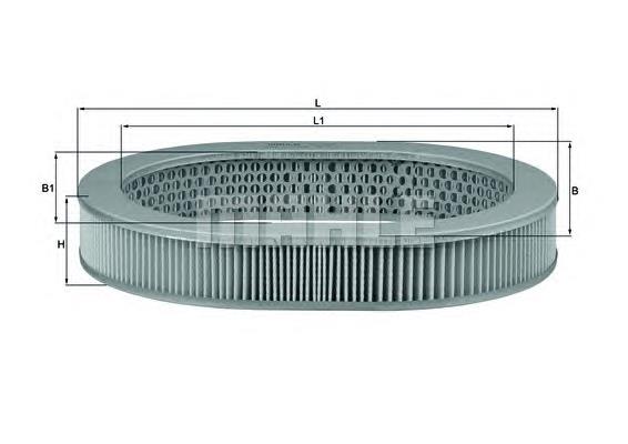 El filtro de aire Mahle Original LX1043 precio, desde 7,74 EUR