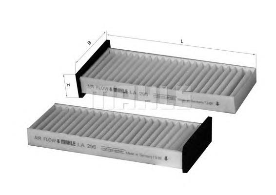 Filtro de cabina Mahle Original LA296S precio, desde 11,69 EUR