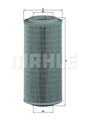 LX685 Mahle Original Filtro de aire de motor