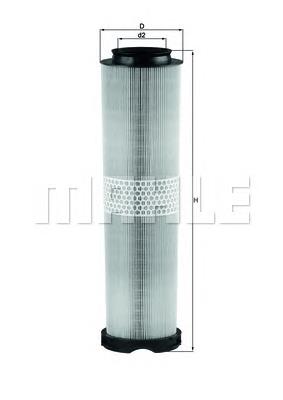 LX8164 Mahle Original Filtro de aire de motor