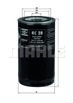 KC28 Mahle Original filtro de combustible