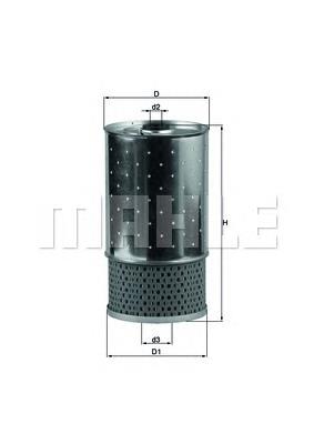 Filtro de aceite OX38D Mahle Original