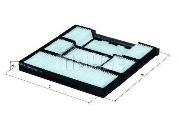 LA269 Mahle Original Filtro antipolen
