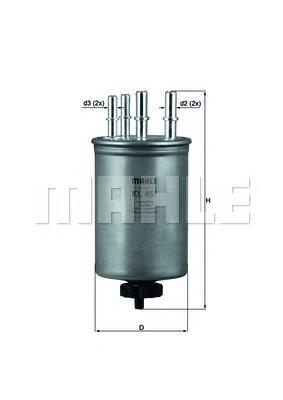 Comprar KL451 Mahle Original Filtro diesel