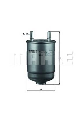 Filtro de combustible KL4855D Mahle Original