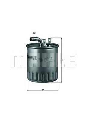 KL1002 Mahle Original Filtro de gasolina