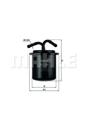 Filtro de combustible KL134 Mahle Original