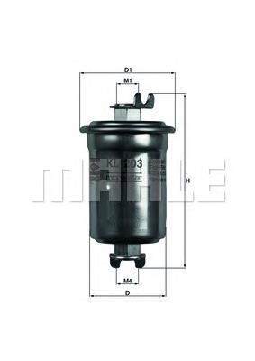 KL203 Mahle Original Filtro de gasolina