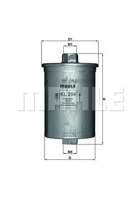 Comprar KL204 Mahle Original Filtro diesel