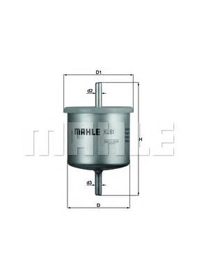 KL61 Mahle Original Filtro de gasolina