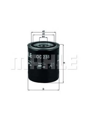 Comprar OC238 Mahle Original Filtros de aceite
