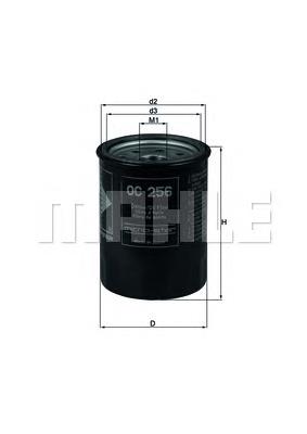 OC256 Mahle Original Filtro aceite