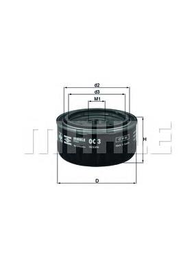 Comprar OC3 Mahle Original Filtros de aceite