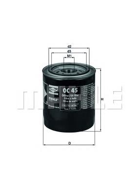 Comprar OC45 Mahle Original Filtros de aceite