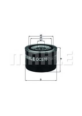 Comprar OC570 Mahle Original Filtros de aceite