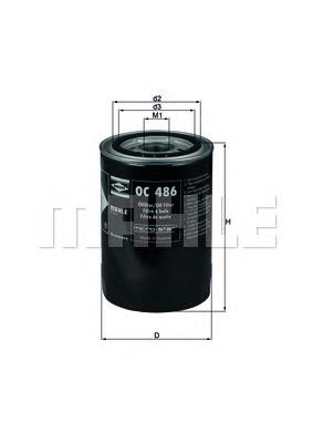OC486 Mahle Original filtro de aceite