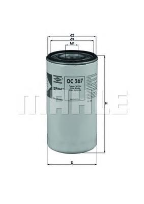 OC267 Mahle Original filtro de aceite