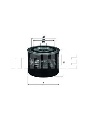 Comprar OC222 Mahle Original Filtros de aceite