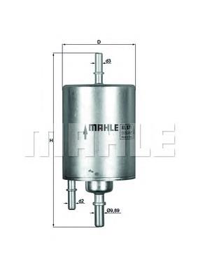 Filtro combustible Mahle Original KL571 precio, desde 19,63 EUR