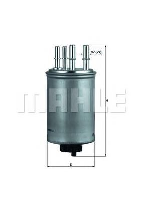 Filtro de gasoil Mahle Original KL506