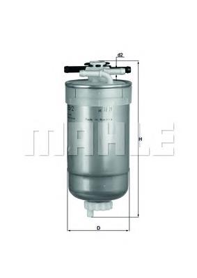 Filtro de combustible KL2332 Mahle Original