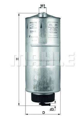 KL39 Mahle Original Filtro de gasolina