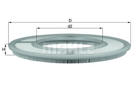 Comprar LX91 Mahle Original Filtro de aire