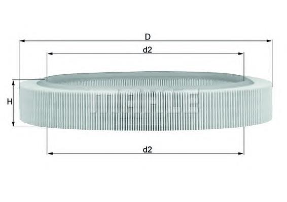 Comprar LX58 Mahle Original Filtro de aire