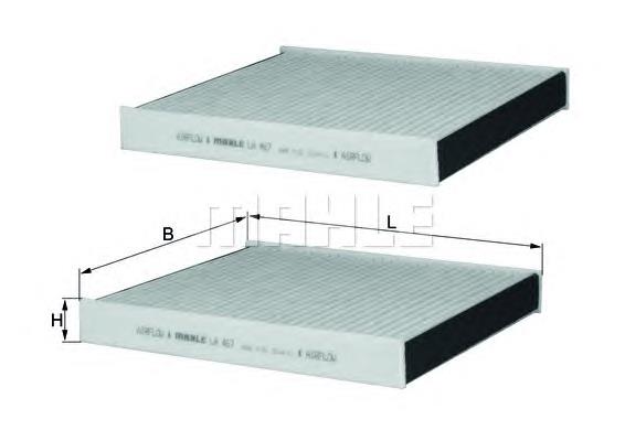 Filtro de polen Mahle Original LAK467S