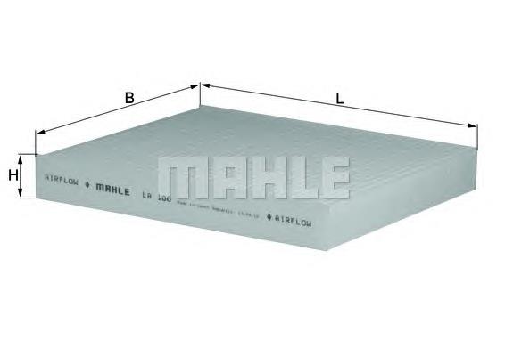 LA100 Mahle Original Filtro antipolen