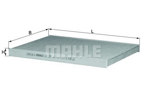 Filtro de polen Mahle Original LAK159