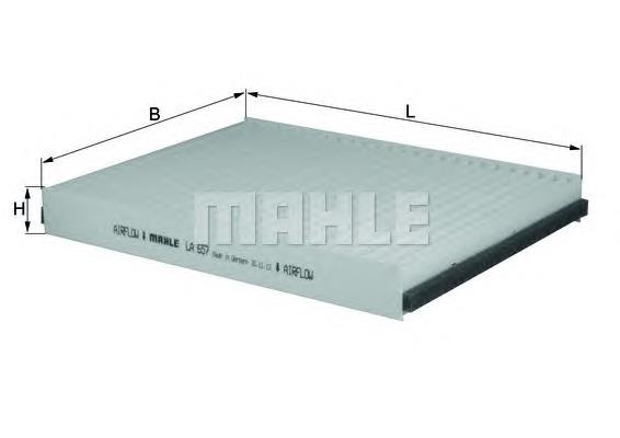 Filtro de cabina Mahle Original LA657 precio, desde 11,31 EUR