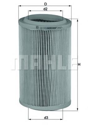 El filtro de aire Mahle Original LX915 precio, desde 16,03 EUR