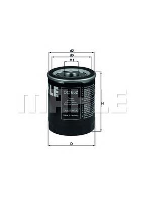 OC602 Mahle Original Filtro aceite