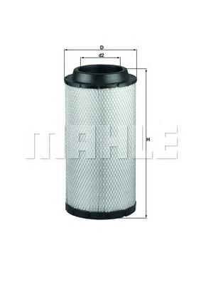 LX2020 Mahle Original filtro de aire