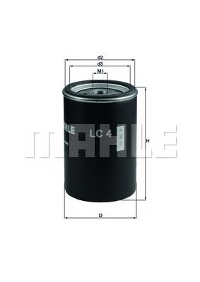 LC4 Mahle Original Filtro de aire del compresor de suspensión