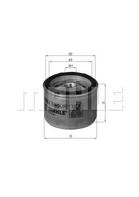 LC3 Mahle Original filtro de aire comprimido de turbocompresor