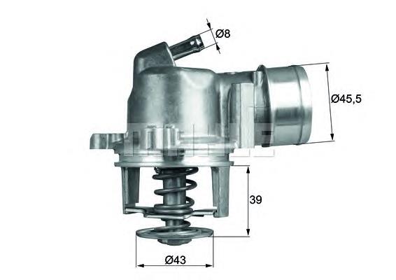 TI20887D Mahle Original termostato, refrigerante