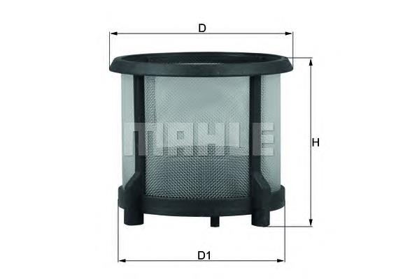 Filtro de gasoil Mahle Original KX72D1