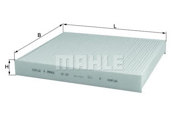 LA120 Mahle Original Filtro antipolen
