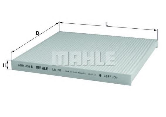 Filtro de polen Mahle Original LA60